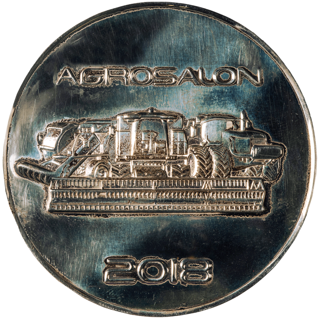 Медаль лаурета независимого профессионального конкурса инновационной техники Agrosalon, Москва